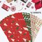 PlandRichW Christmas Wrapping Paper Folded for Kids Boys Girls Man Women Gift's. Papercraft Snowmen, Candy Canes, Tree, Socks, Snowflakes, Happy New Year Bulk of 12 Sheets 20"x 29" Folded